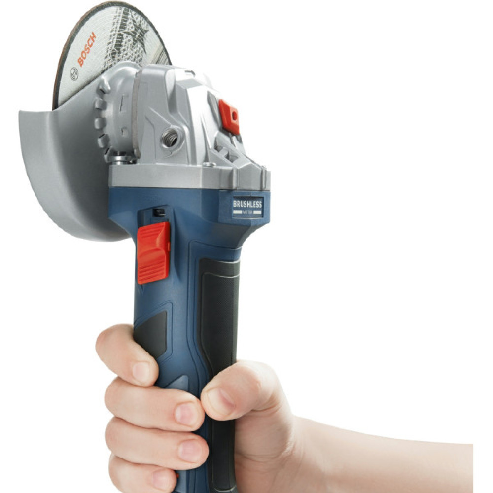 Набір із двох акумуляторних інструментів Bosch Professional 18В шліфмашина кутова GWS180-LI дриль-шурупокрут GSB 18V-50 зарядний пристрій акб 2х4А·год