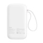Батарея універсальна Baseus QPow2 20000mAh 30W, with 2*Type-C Cable, White (P10055009213-00) Батарея універсальна Baseus QPow2 20000mAh 30W, with 2*Type-C Cable, White (P10055009213-00)