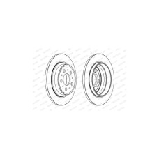 Гальмівний диск FERODO DDF1079C