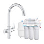 Комплект змішувача для кухні Grohe Blue Pure StartCurve з фільтром зворотного осмосу Ecosoft Standard (MO55030592)