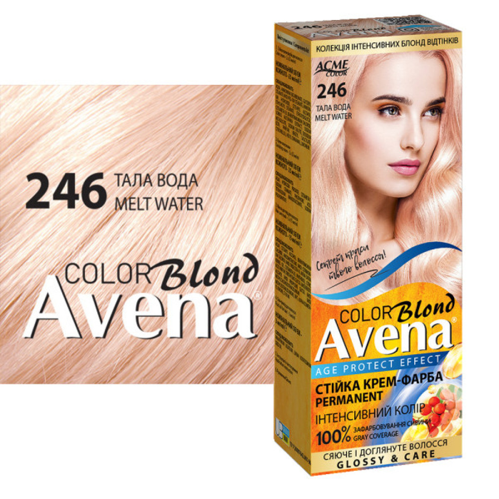 Фарба для волосся Acme Color Avena Blond Color Стійка 246 - Тала вода (4823115502452)