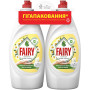 Засіб для ручного миття посуду Fairy Ніжні руки Ромашка та вітамін E 2 х 900 мл (8700216759601) Засіб для ручного миття посуду Fairy Ніжні руки Ромашка та вітамін E 2 х 900 мл (8700216759601)