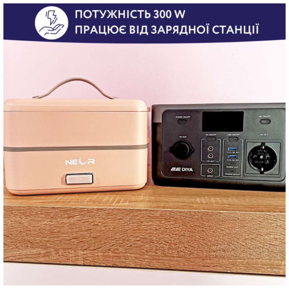 Ланч-бокс Neor для підігріву та приготування їжі 1 л (1L3 РК)