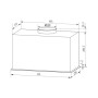 Витяжка кухонна Interline BOXGLASS BL A/60 PB/2/T Витяжка кухонна Interline BOXGLASS BL A/60 PB/2/T