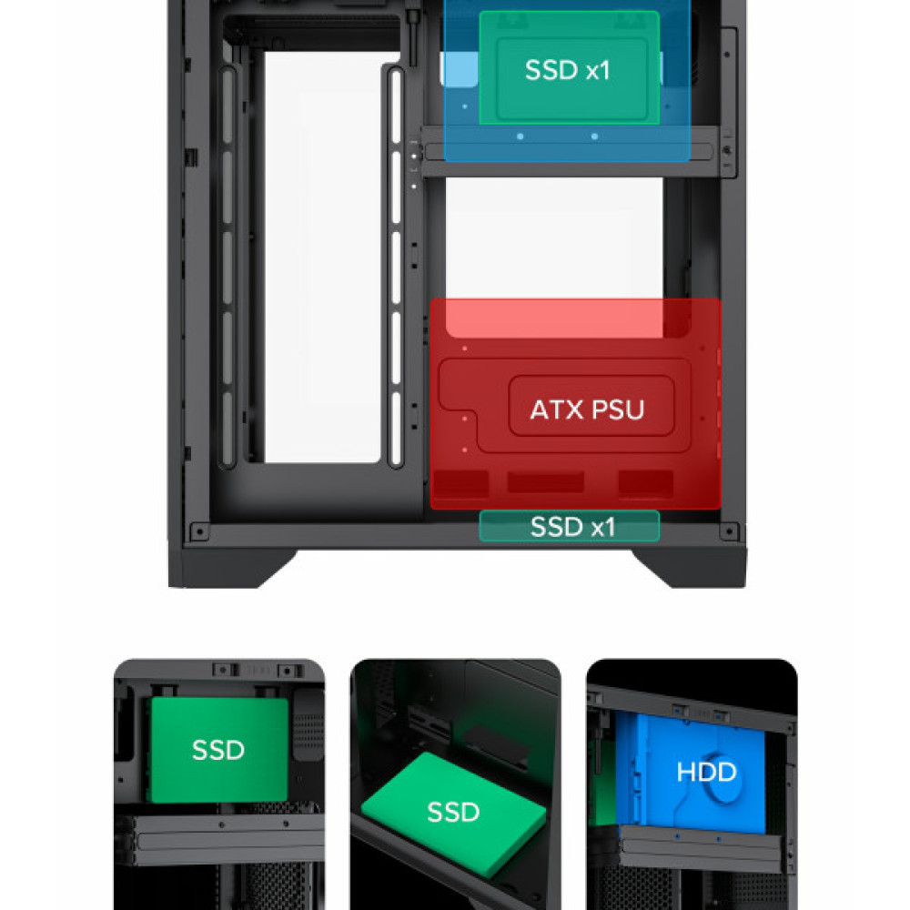 GAMEMAX Infinity Mini Black