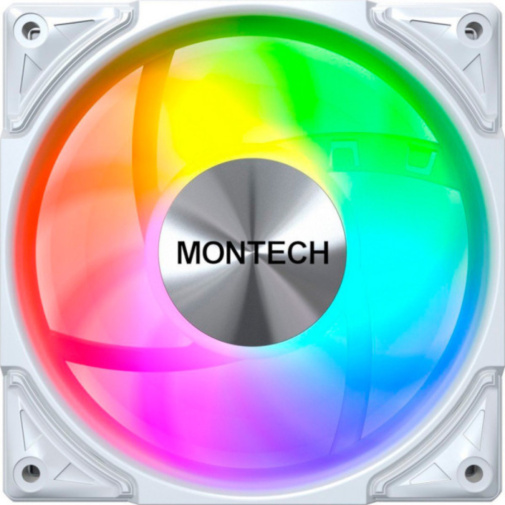 Кулер до корпусу MONTECH METAL PRO 12 ARGB PWM WHT