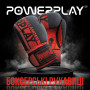 Боксерські рукавички PowerPlay 3086 Matt Challenger Чорно-Червоні 14 унцій (PP_3086_14oz_Bl/Red)