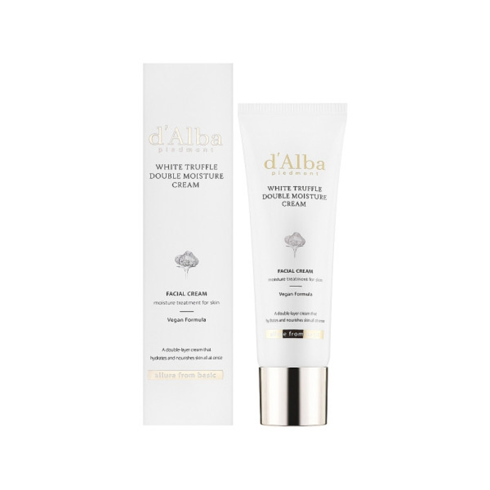 Крем для обличчя D'Alba White Truffle Double Moisture Cream Антивіковий подвійний 60 мл (8809563069149)