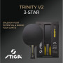 Ракетка для настільного тенісу Stiga Ракетка для настільного тенісу Stiga Trinity 3 Star ver.2 FL (1213-1208-3 (931706) Ракетка для настільного тенісу Stiga Ракетка для настільного тенісу Stiga Trinity 3 Star ver.2 FL (1213-1208-3 (931706)