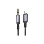 Кабель мультимедійний Lightning to 3.5mm M 1.0m grey BOROFONE (6941991118975) Кабель мультимедійний Lightning to 3.5mm M 1.0m grey BOROFONE (6941991118975)