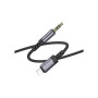 Кабель мультимедійний Lightning to 3.5mm M 1.0m grey BOROFONE (6941991118975) Кабель мультимедійний Lightning to 3.5mm M 1.0m grey BOROFONE (6941991118975)