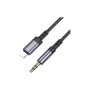 Кабель мультимедійний Lightning to 3.5mm M 1.0m grey BOROFONE (6941991118975) Кабель мультимедійний Lightning to 3.5mm M 1.0m grey BOROFONE (6941991118975)