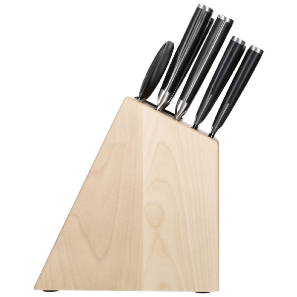 Набір ножів KitchenAid Coreline з підставкою, 11 предметів (KAG12STSNBXOBQ)