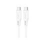 Дата кабель USB-C to USB-C 1.2m 3A TPE C3-03 White Acefast (6974316280859) Дата кабель USB-C to USB-C 1.2m 3A TPE C3-03 White Acefast (6974316280859)