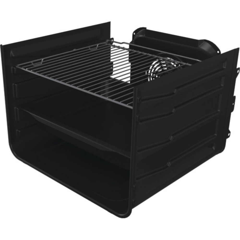 Плита Gorenje електрична склокерамічна, 62л, конвекція, 50x60см, білий