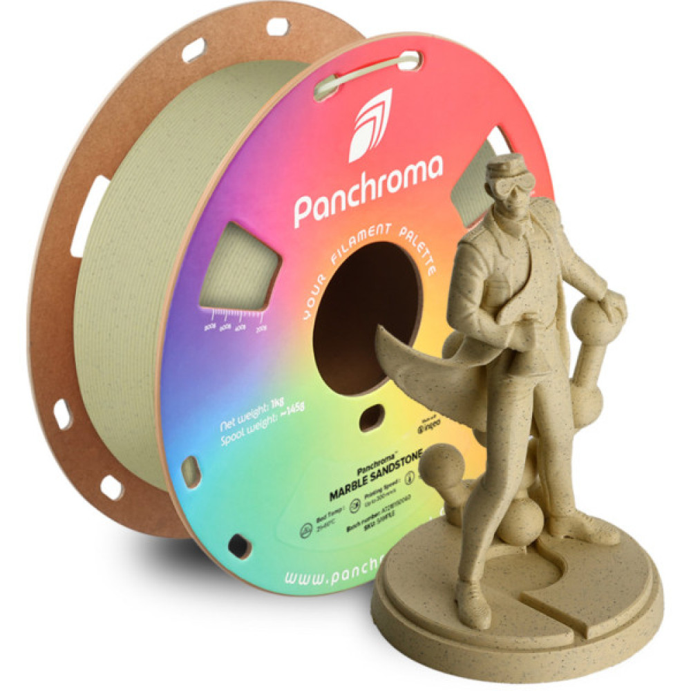 Пластик для 3D-принтера Polymaker PLA PANCHROMA MARBLE 1,75mm 1kg SANDSTONE (CA04003)