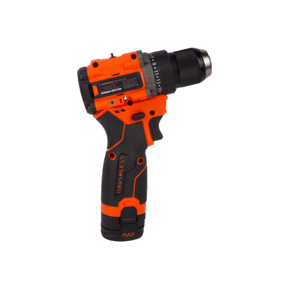 Шуруповерт Tekhmann TCD-12/2 Li BL, 12V, 2x1.5Ah (854606)