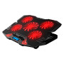Підставка до ноутбука IceCoorel 10-15", 1*125mm 1400 RPM + 4*70mm 2500 RPM, 2*USB, 365x297x30mm, Red (K5Red) Підставка до ноутбука IceCoorel 10-15", 1*125mm 1400 RPM + 4*70mm 2500 RPM, 2*USB, 365x297x30mm, Red (K5Red)