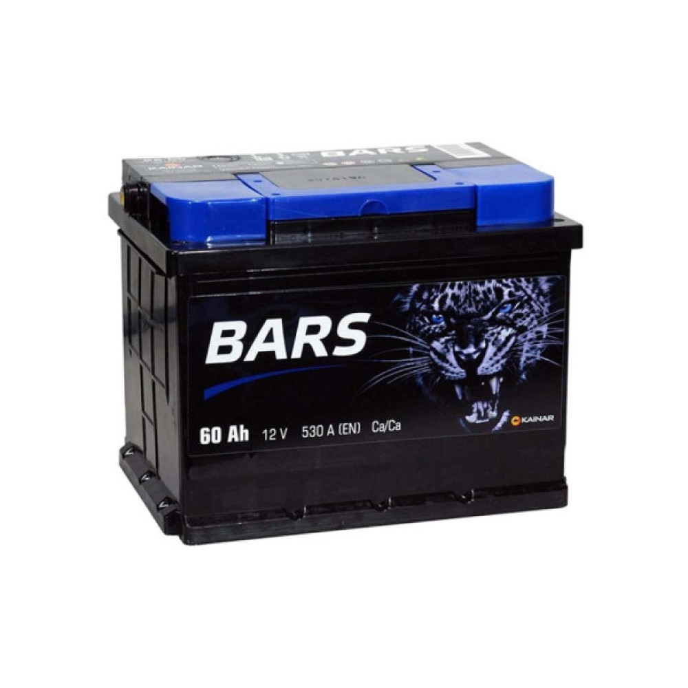 Акумулятор автомобільний Bars 60Ah Ев (-/+) (530EN)