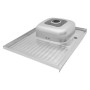 Мийка кухонна Kroner Polierte-6080R 06160 (CV022818) Мийка кухонна Kroner Polierte-6080R 06160 (CV022818)