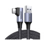 Дата кабель USB 3.0 AM to USB-C 1.0m 60W US385 90° Black Ugreen (20299) Дата кабель USB 3.0 AM to USB-C 1.0m 60W US385 90° Black Ugreen (20299)