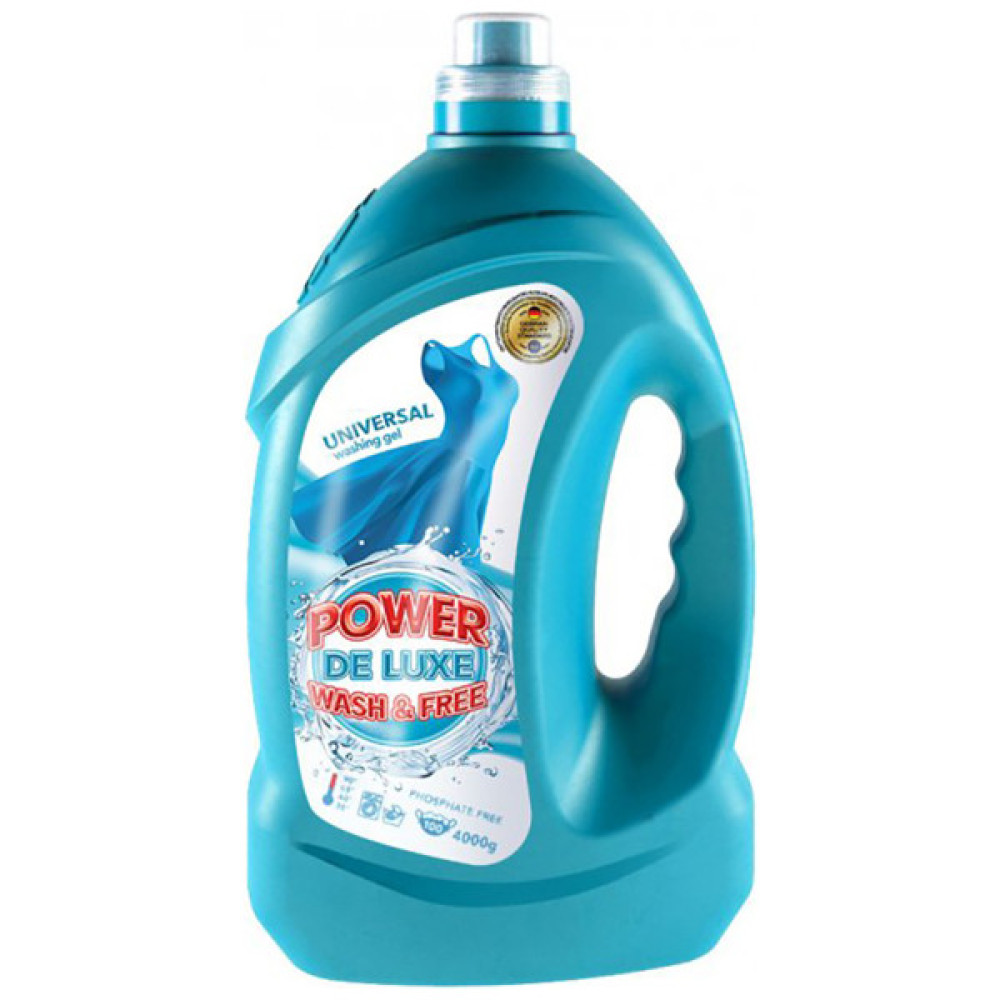 Гель для прання Power De Luxe Універсальний 4 кг (4823128001515)