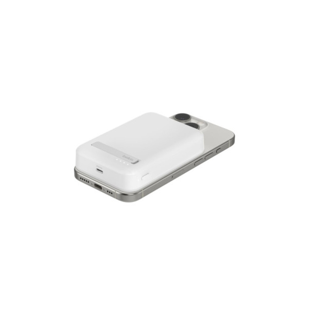Батарея універсальна Belkin 8000mAh MagSafe Wireless Qi2 White (BPD007BTWH)