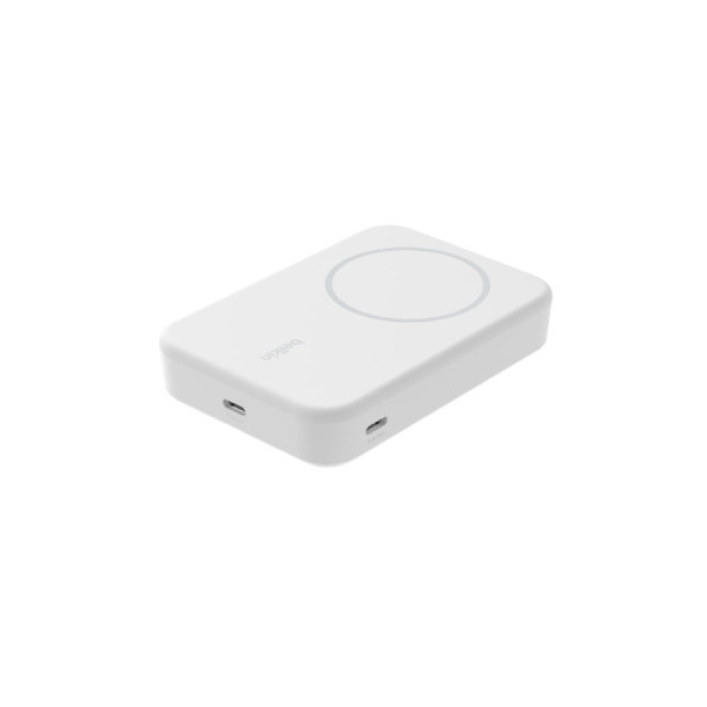 Батарея універсальна Belkin 8000mAh MagSafe Wireless Qi2 White (BPD007BTWH)