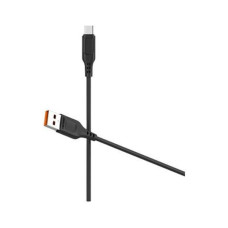 Дата кабель USB 2.0 AM to Micro 5P 1.0m 2.4A silicone black Denmen (DM-D01V-BK)