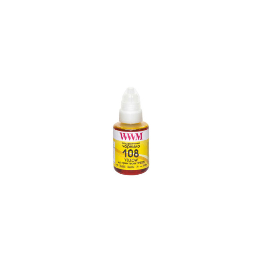 Чорнило WWM Epson L8050/L18050 140г Yellow KeyLock (E108Y)