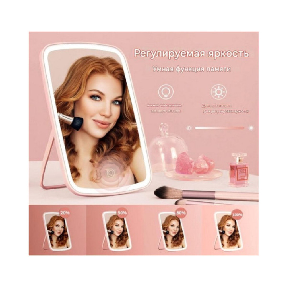 Дзеркало Xiaomi LED Makeup Mirror Pink (NV505 Pink)