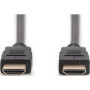 Кабель мультимедійний HDMI M to HDMI M 2.0m 4K60Hz w/Ethernet black Digitus (DB-330123-020-S)