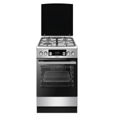 Плита Hansa комбінована, 65л, 50x60см, дисплей, конвекція, чавун, нерж