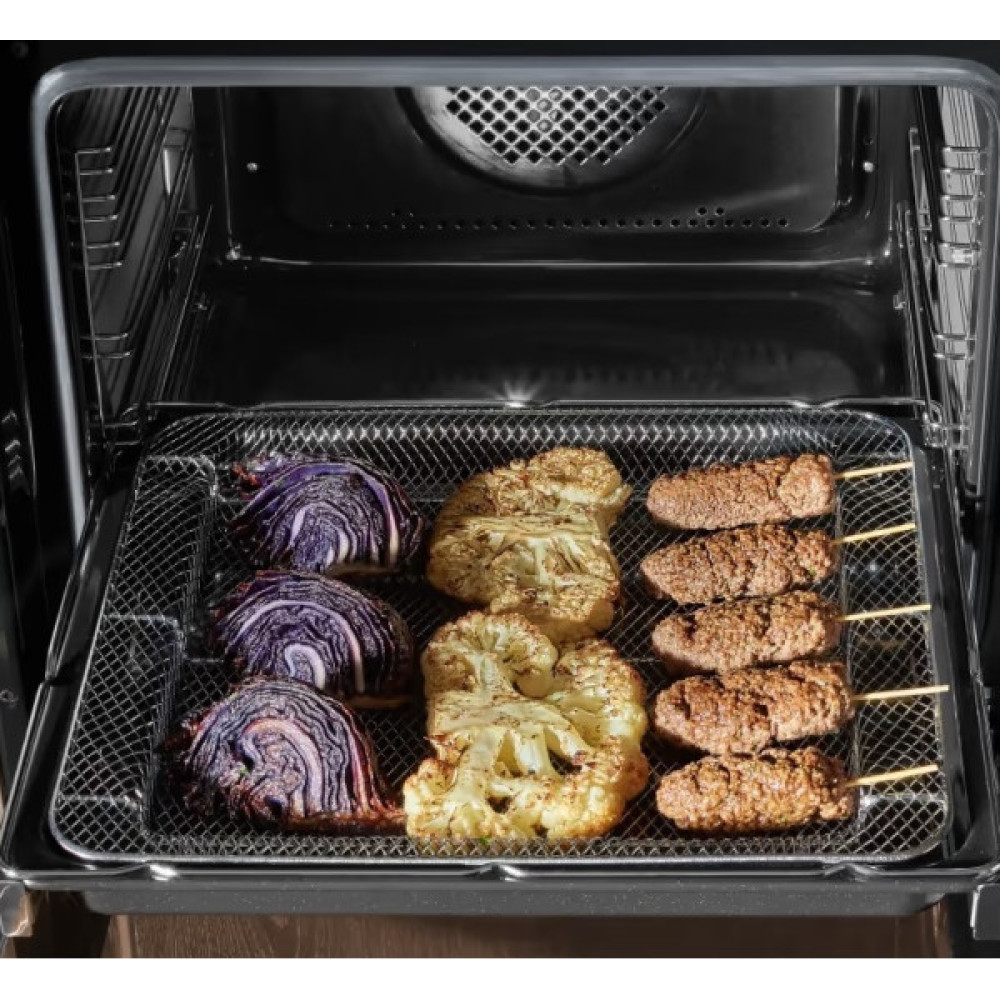 Плита Hansa комбінована, 65л, 50x60см, дисплей, конвекція, чавун, нерж