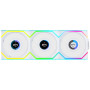 Кулер до корпусу Lian Li UNI Fan SL WIRELESS LCD 120-3, White (G99.12SLLCD1W3W.00)