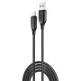 Дата кабель USB 2.0 AM to USB-C 1.0m braided black XO (NB235_C_Black) Дата кабель USB 2.0 AM to USB-C 1.0m braided black XO (NB235_C_Black)