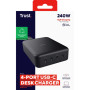 Зарядний пристрій Trust Maxo 4xUSB-C PD240W GaN Black (25413_TRUST)