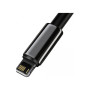 Дата кабель USB 2.0 AM to Lightning 2.0m 2.4A black Baseus (CALWJ-A01)
