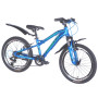 Велосипед Formula 20" BLACKWOOD Vbr FR рама-11" AL 2026 синій з зеленим (OPS-FR-20-107)