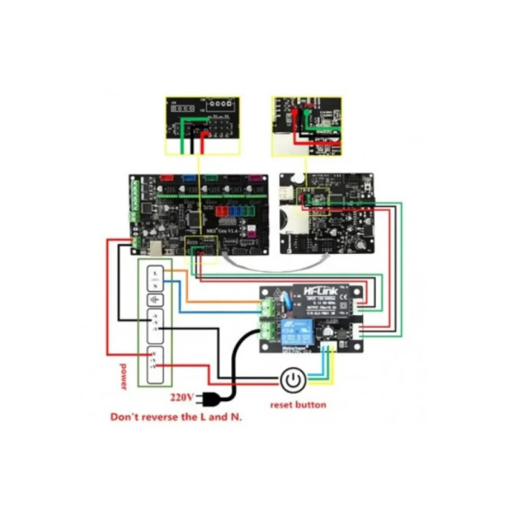 Плата для 3D-принтера Makerbase Power Control Module MKS PWC V2.0 (2100000008056)