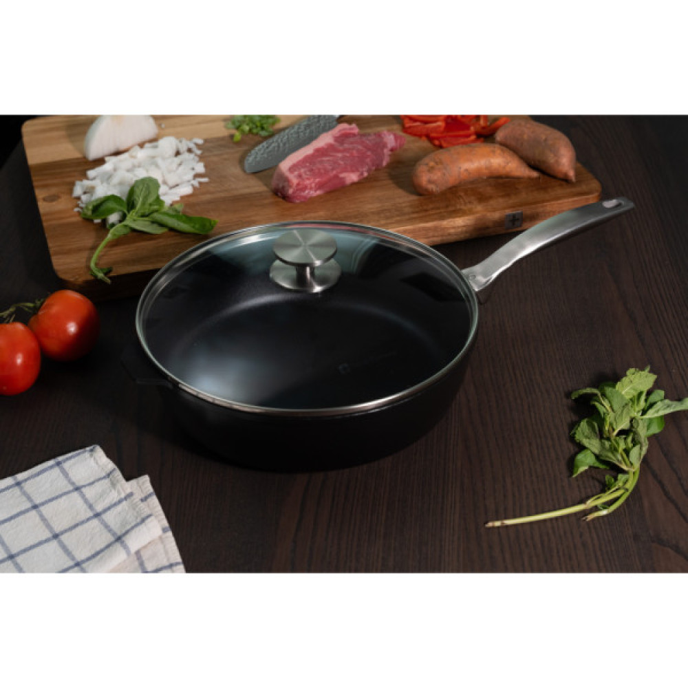 Сотейник Swiss Diamond CXD Induction з кришкою 28 см (CXD6728ic)