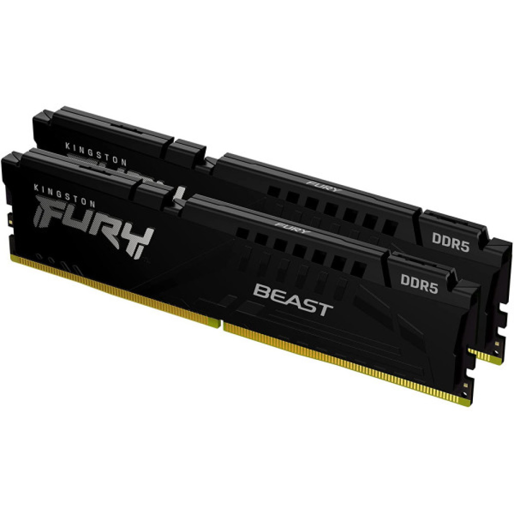 Пам'ять ПК Kingston DDR5 16GB KIT (8GBx2) 5600 FURY Beast