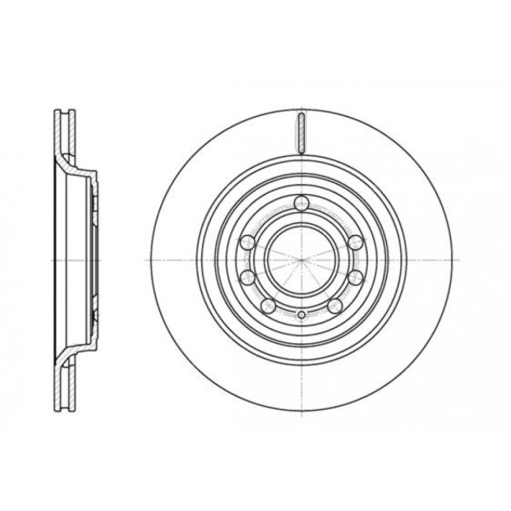 Гальмівний диск REMSA 6686.10