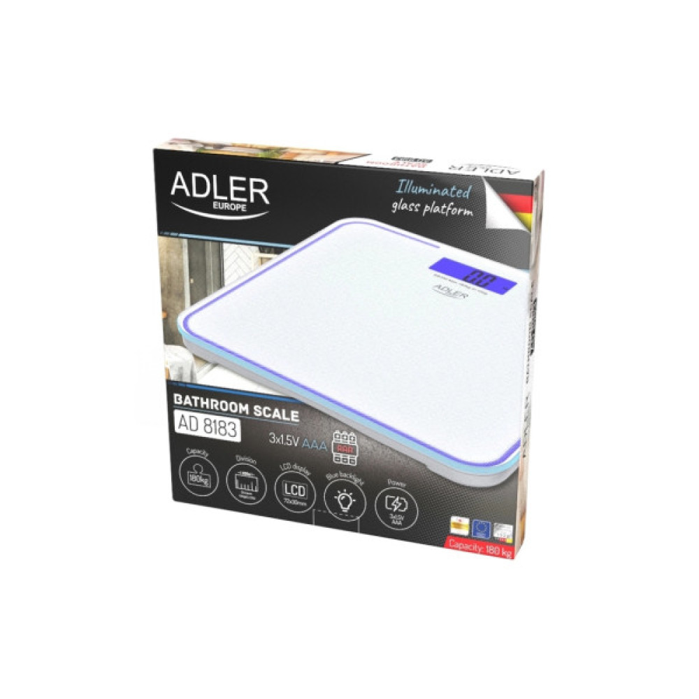 Ваги підлогові Adler AD 8183 white (AD8183)