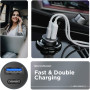 Зарядний пристрій Armorstandart Car USB Type-C PD20W + USB QC 3.0 Grey (ARM65439) Зарядний пристрій Armorstandart Car USB Type-C PD20W + USB QC 3.0 Grey (ARM65439)