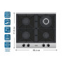Варочна поверхня PRIME Technics PGH 50053 FGBIXC Варочна поверхня PRIME Technics PGH 50053 FGBIXC