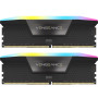 Модуль пам'яті для комп'ютера DDR5 48GB (2x24GB) 5200 MHz Vengeance RGB Black Corsair (CMH48GX5M2B5200C38) Модуль пам'яті для комп'ютера DDR5 48GB (2x24GB) 5200 MHz Vengeance RGB Black Corsair (CMH48GX5M2B5200C38)