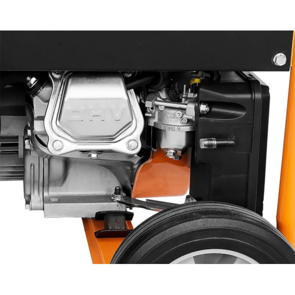 Генератор бензиновий Neo Tools 230В, 2.8/3кВт, електростартер, 45кг + Портативний зарядний пристрій сонячна панель 90-140