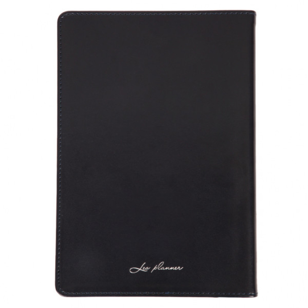 Тижневик Leo planner А5 датований 2026 "Aldento", інтегральний, темно-синій, 368 сторінок (252672)