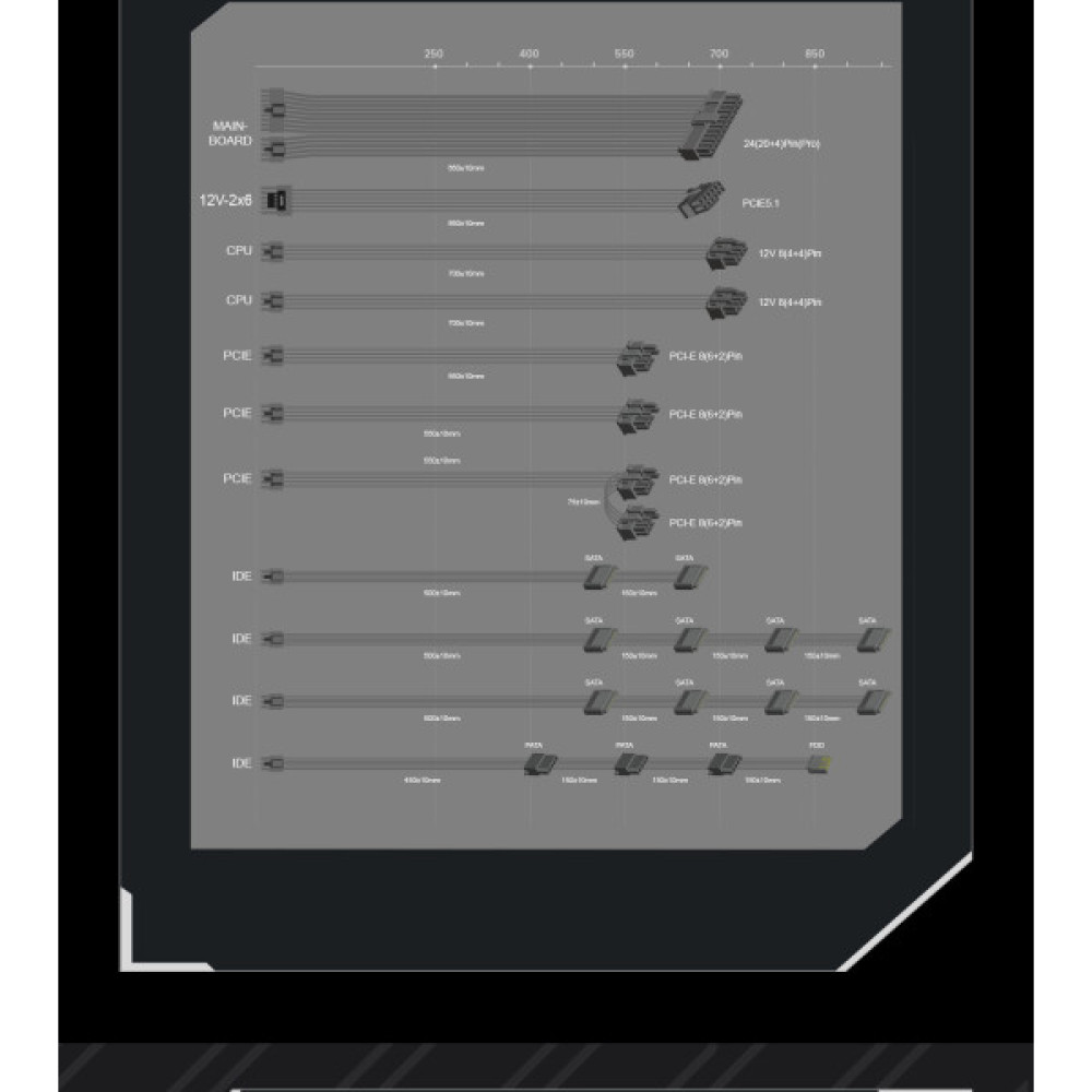 GAMEMAX GX-1250 PRO BK(ATX3.1PCIe5.1)